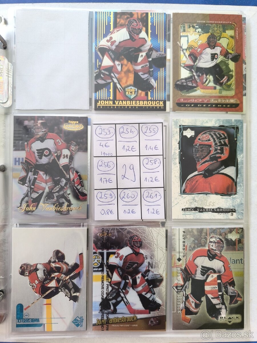 Hokejové kartičky - John Vanbiesbrouck 2 - 13
