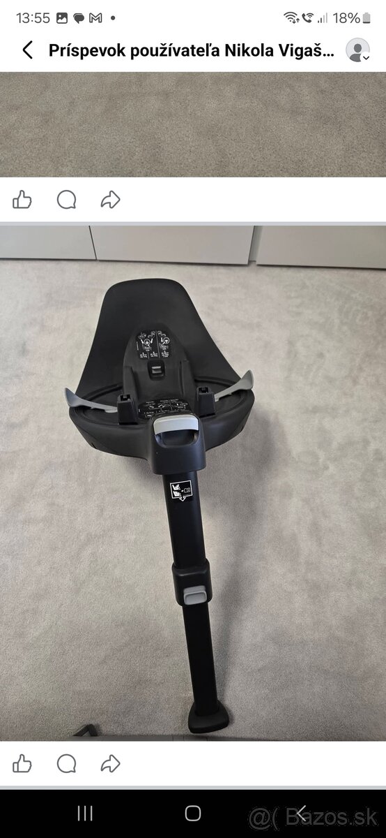 Cybex Cloud T+ Platinum + Cybex Base T i-Size Platinum - 13