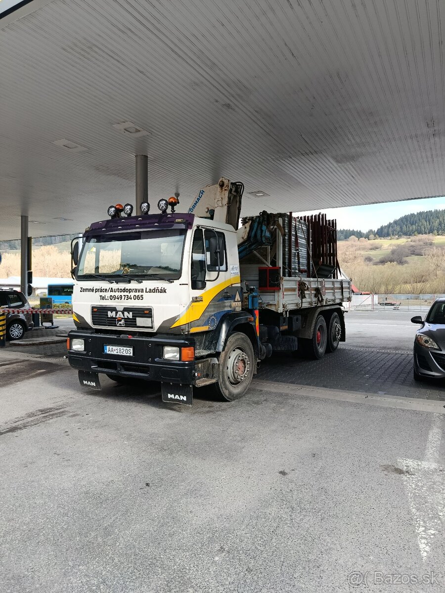 Autodoprava s hydraulickou rukou. - 13
