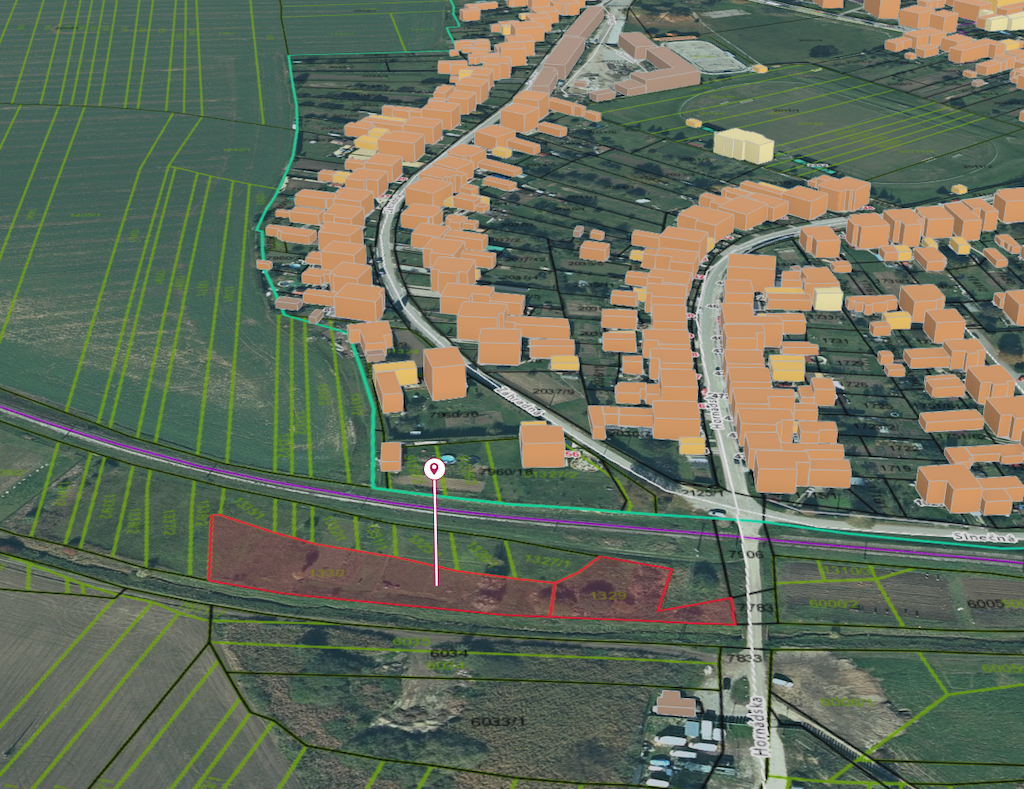 Spišské Vlachy 2.700 m2 pozemok na výstavbu RD - 13