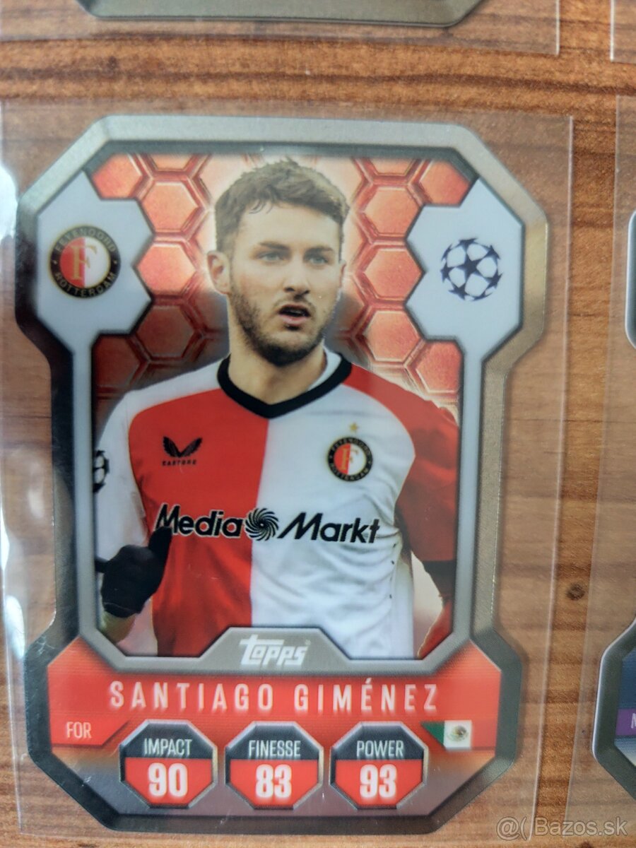 Futbalové kartičky Match Attax 2024/25 - Chrome Shield - 13