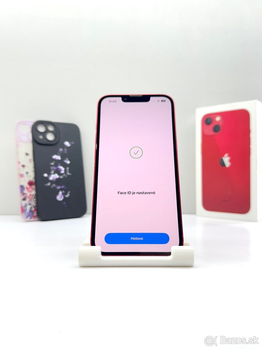 iPhone 13 RED 128GB 100% NOVÁ BATÉRIA+PRÍSLUŠENSTVO - 13