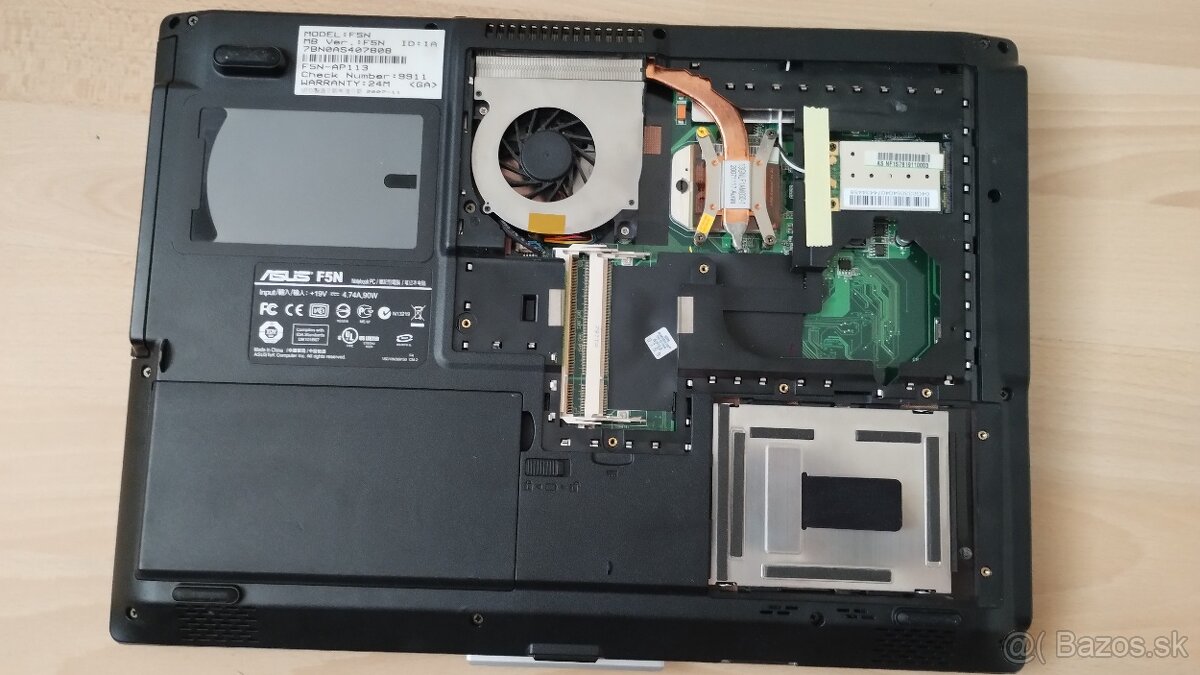 Predám notebook Asus F5N - 13