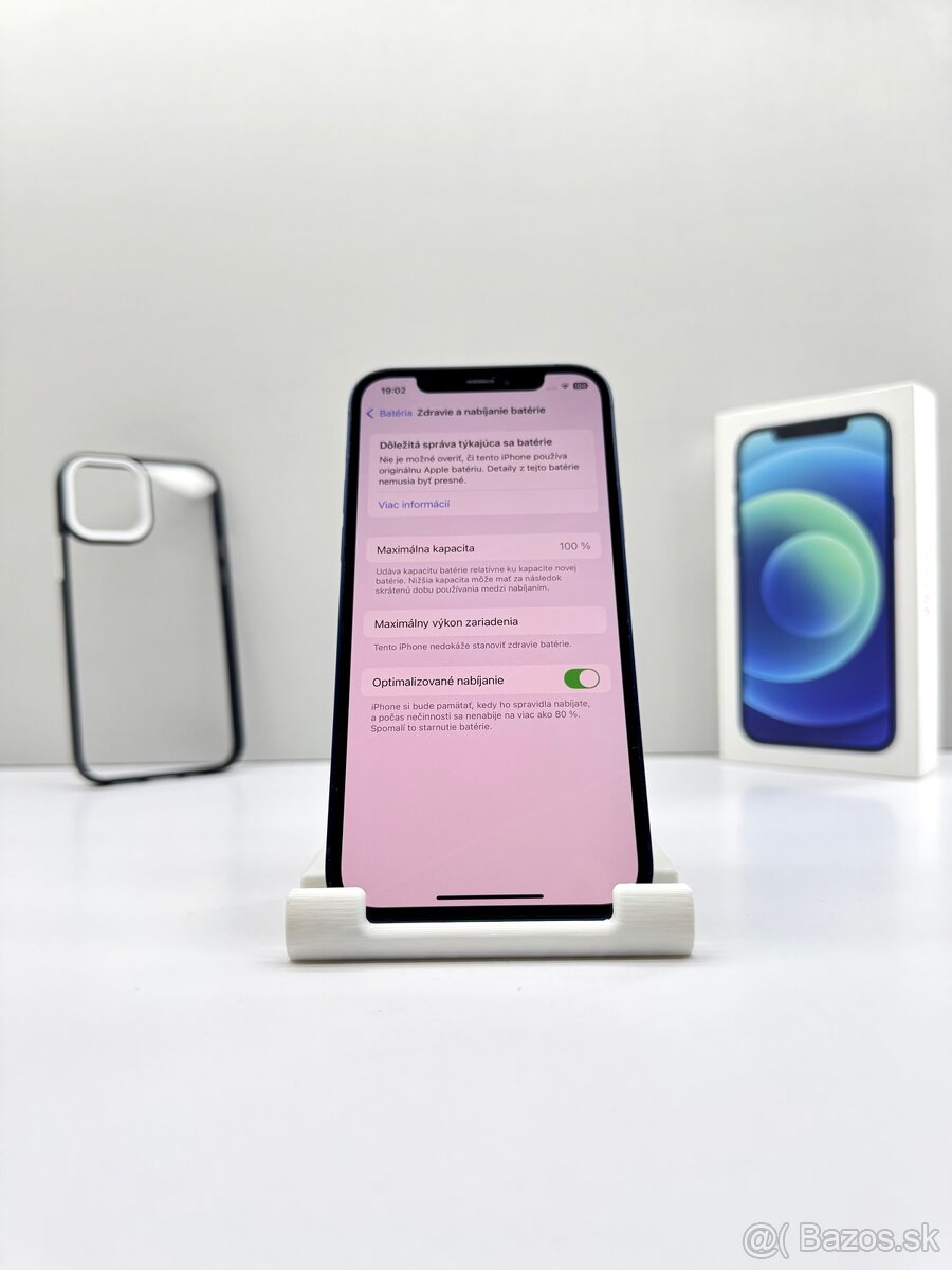 iPhone 12 BLUE TOP STAV NOVÁ BATÉRIA 100% - 13