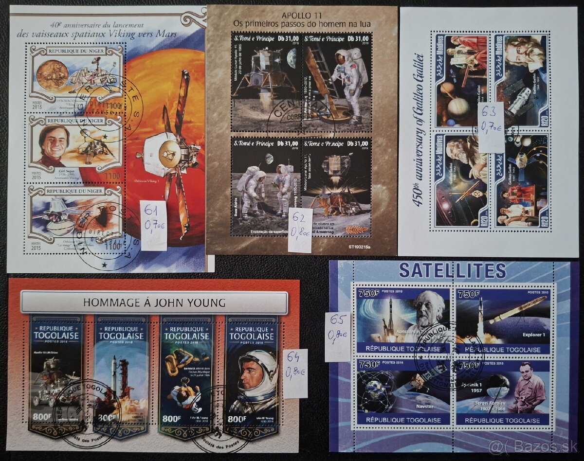 Postove znamky Mix 19 (102poloziek) - 13