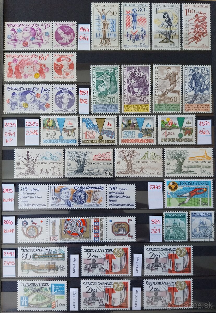 Známky ČESKOSLOVENSKO – 1 - 13