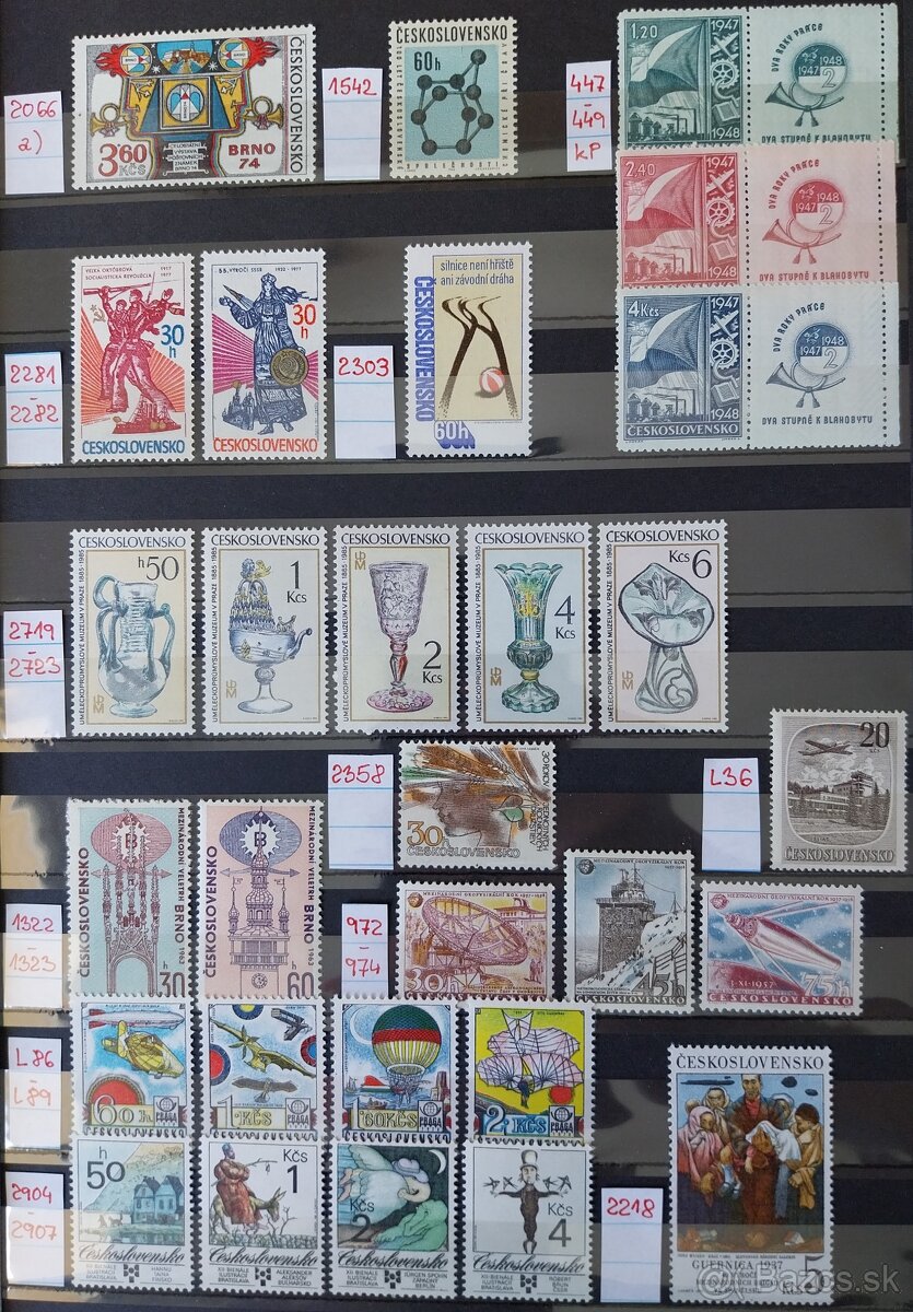 Známky ČESKOSLOVENSKO – 2 - 13