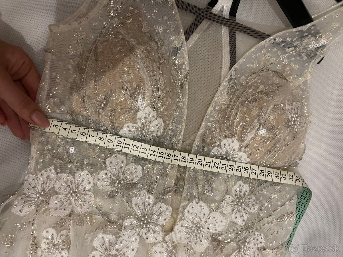 Svadobne saty velkost S (36) - 13