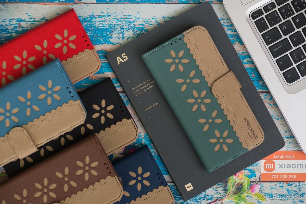 Dvojfarebné zatváracie púzdra Binfen pre Xiaomi, Redmi, Poco - 13