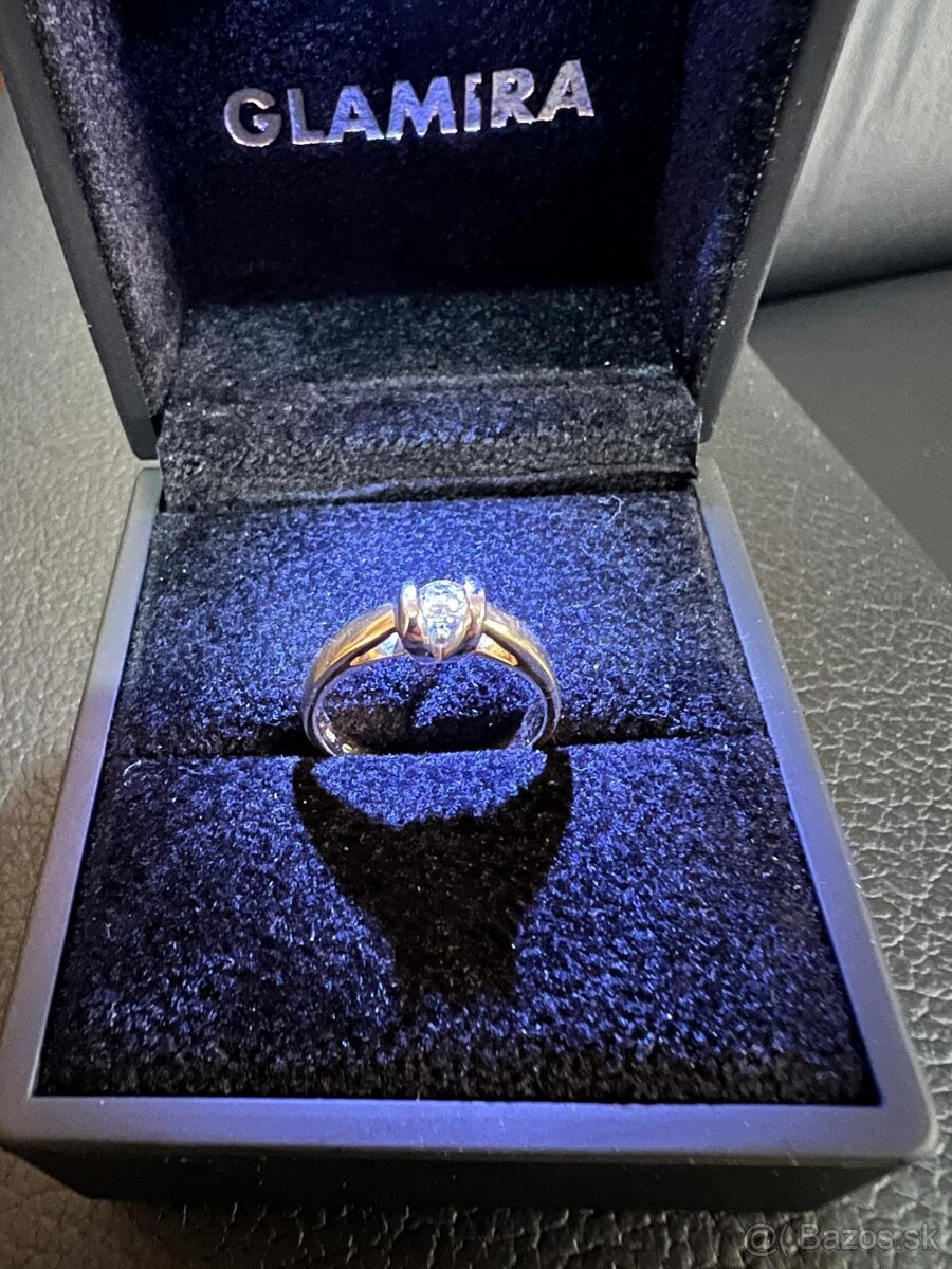 Zlatý dámsky prsteň - 13