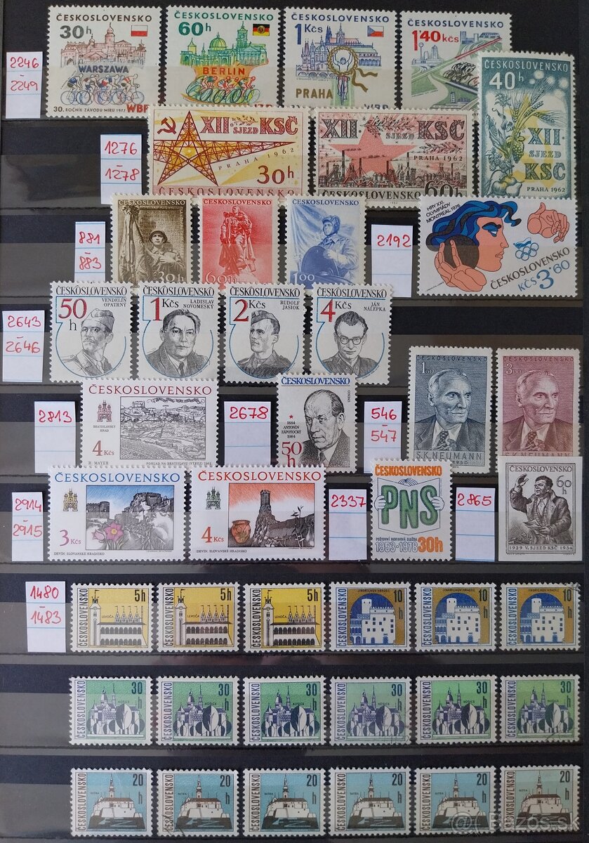 Známky ČESKOSLOVENSKO – 3 - 13