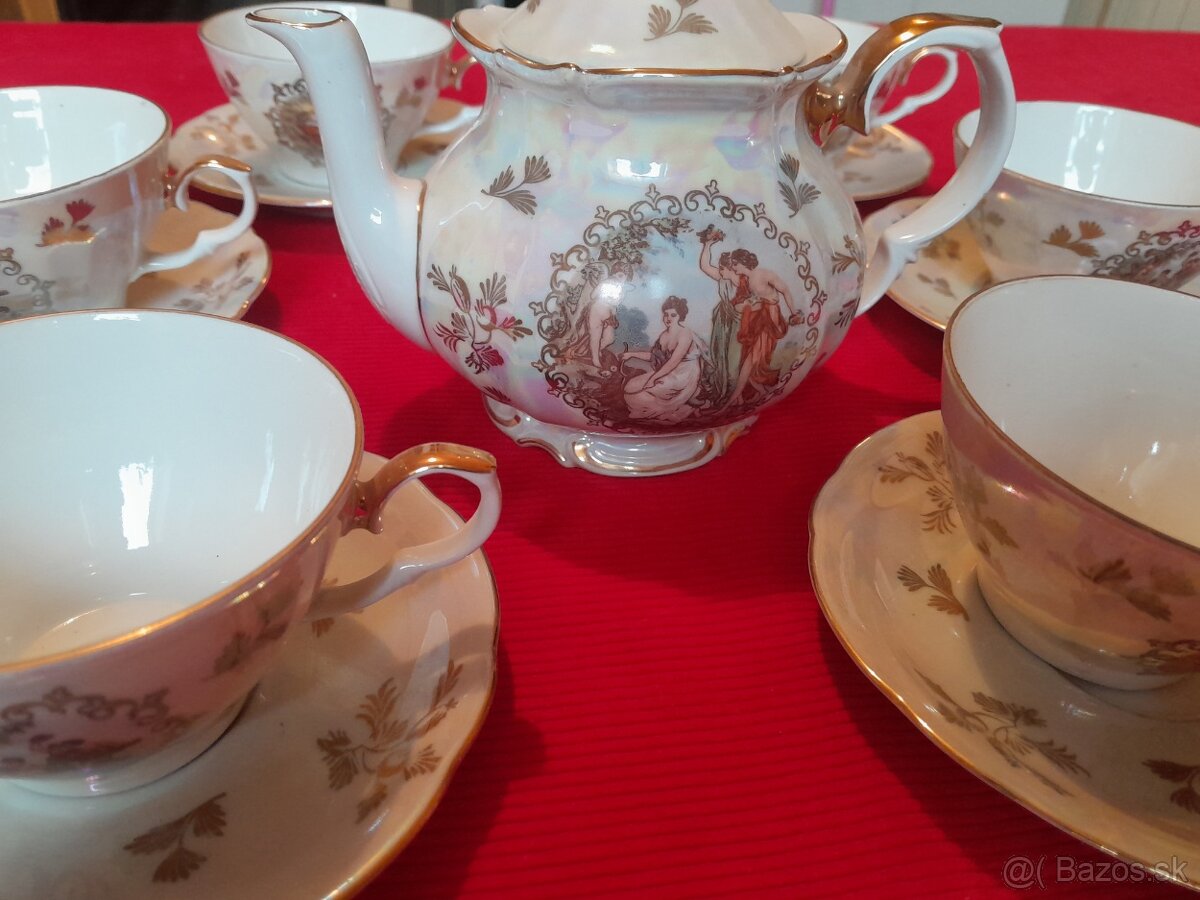 Čajový a kávový servis Tri grácie KAHLA GDR. - 13