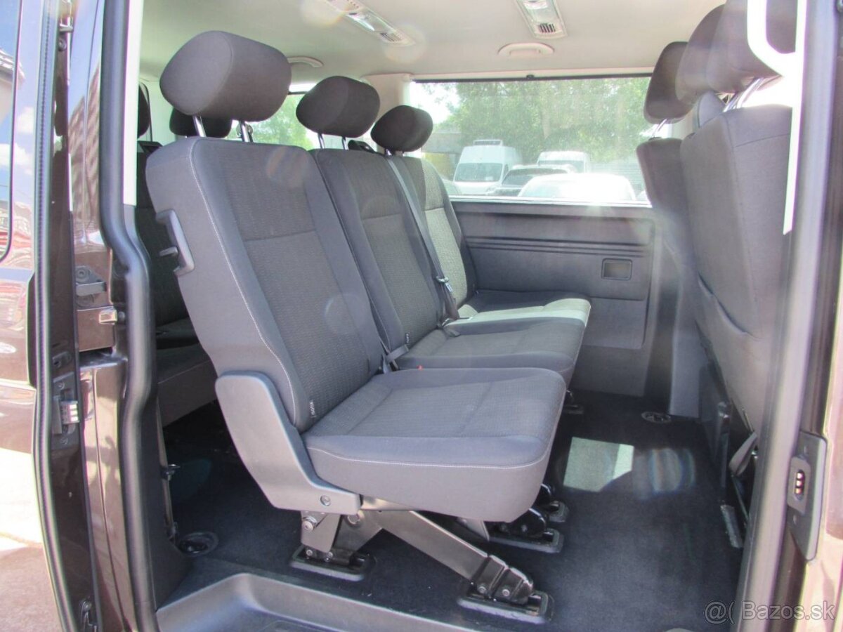 Volkswagen Caravelle 2.0TDi, 110kw, SR, 1. majiteľ, 9-miest - 13