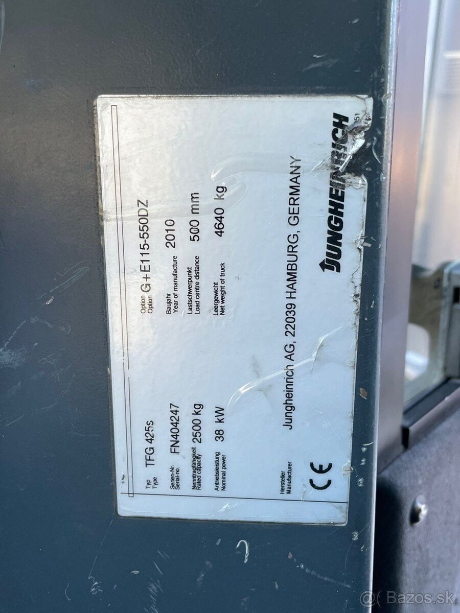 Plynovy VZV Jungheinrich TFG 425s - 13