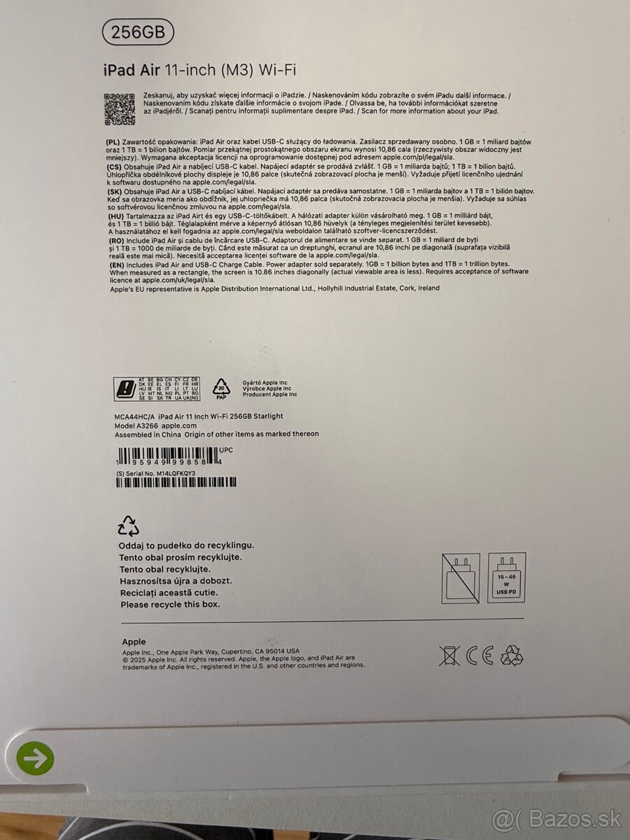 iPad air m3 / 2025 - 13