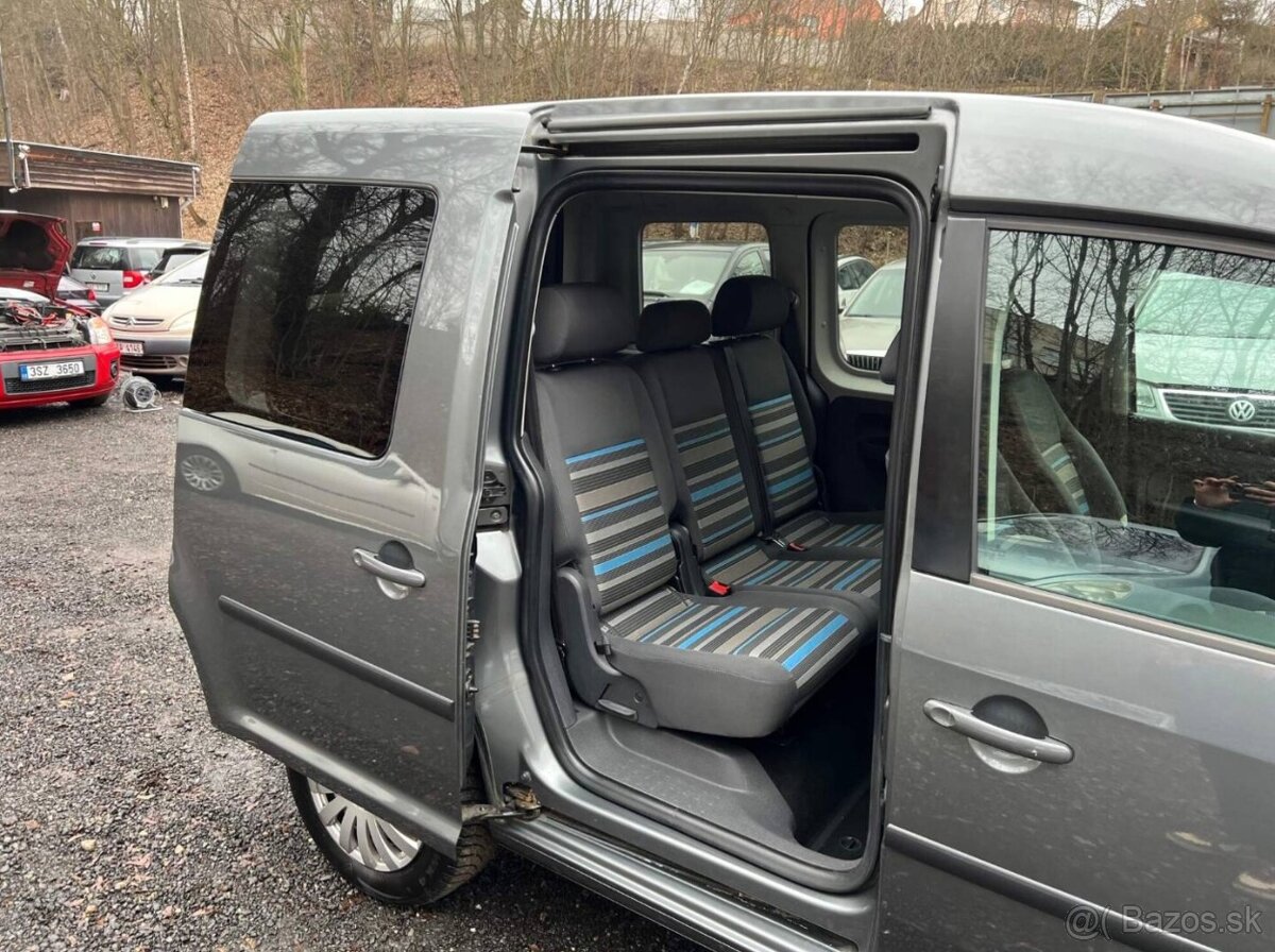 VW Caddy 1.2 TSI 77 kW 2x šoupačky 2011 klima serviska - 13