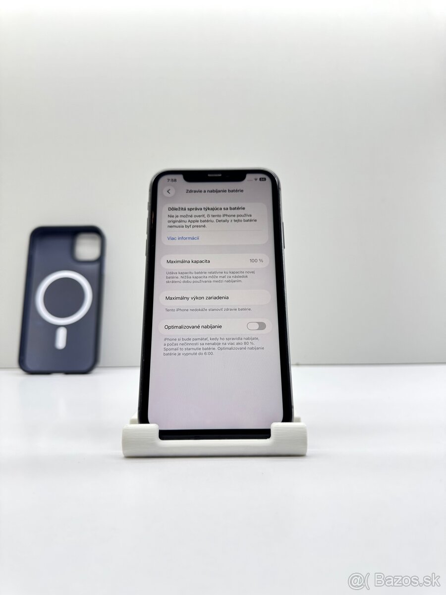 iPhone 11 BLACK 128GB NOVÁ BATÉRIA 100% - 13