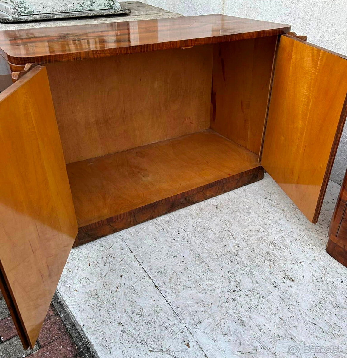 art DECO kabinet / sekretár - 13