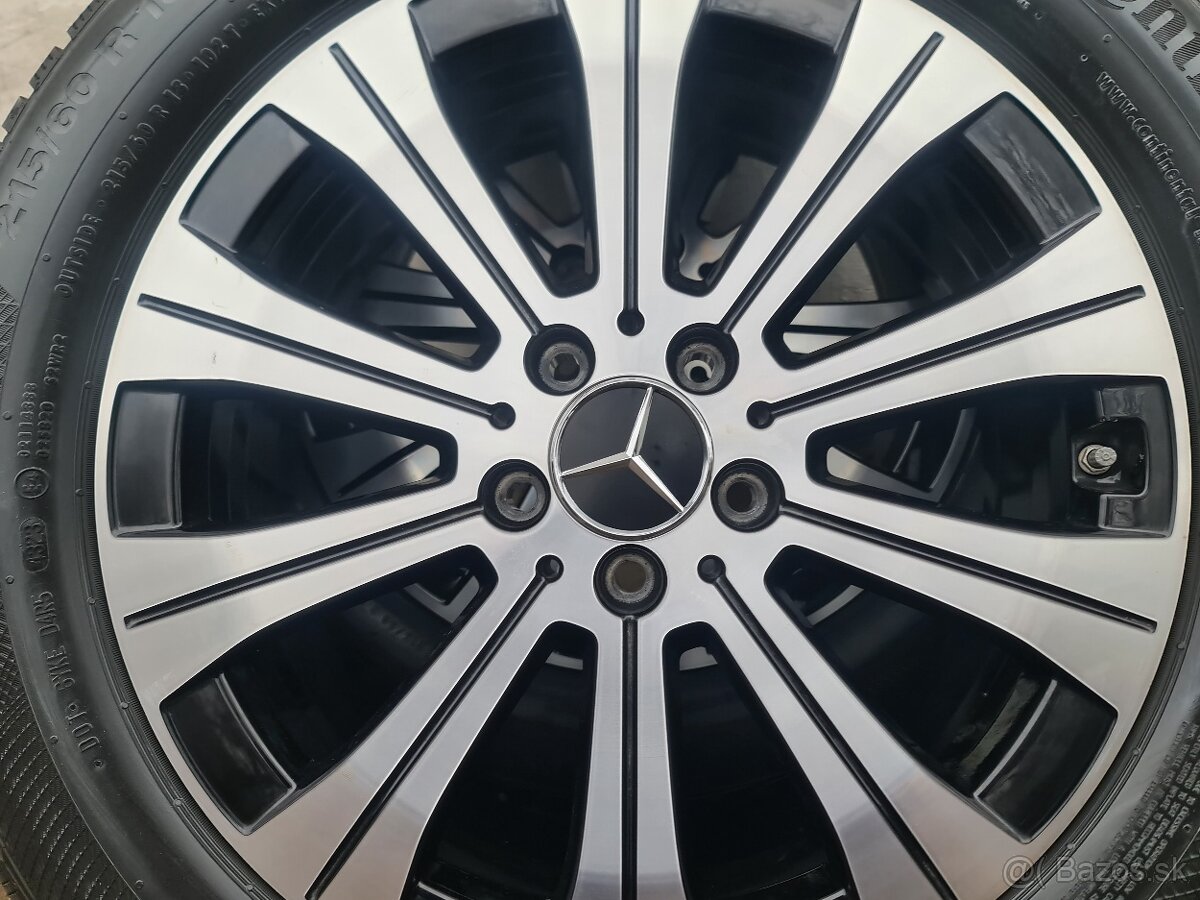 5X112 R18 M.B + ZIMNE PNEU 215/60 R18 - 13