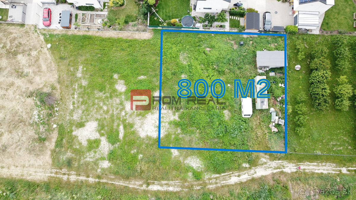 Rovinatý pozemok 800 m2 za dobrú cenu Marianka - 13