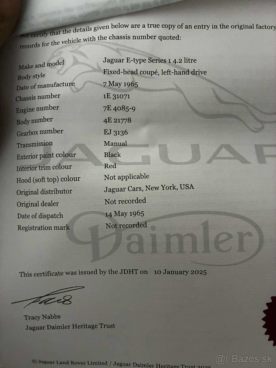 Jaguar E-Type xke 4.2 Coupe Manual - 13