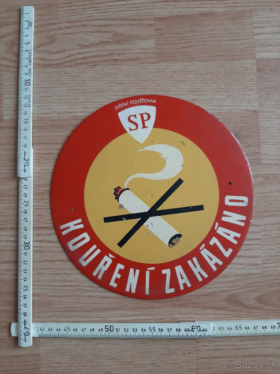 Plechové a smaltované cedule - 13