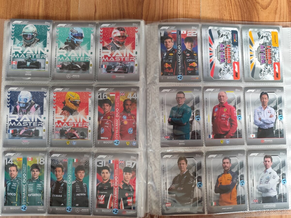 Predám kartičky Formula 1 - 13