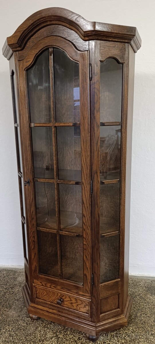 Rustikální vitrína, nábytek z masívu, Nábytek s příběhem - 13