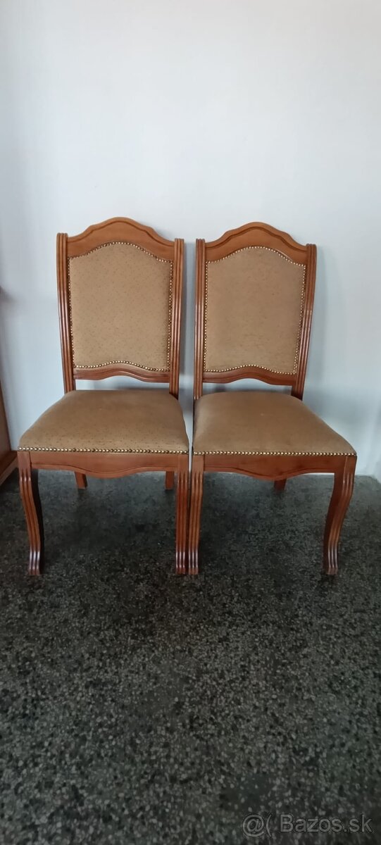 Rustikální jídelní set, stůl, židle, křesla, masív - 13