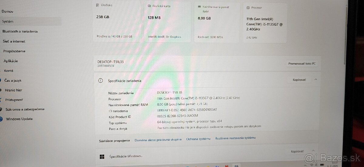 Lenovo thinkpad E15 gen 2 i5 - 13