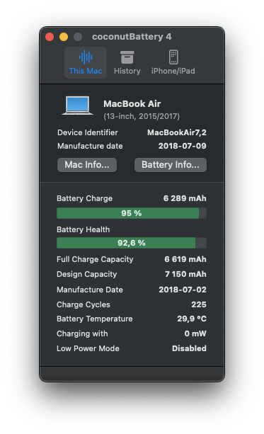 MacBook Air (13-inch, 2017) /intel Core i5/8GB RAM/128GB SSD - 13