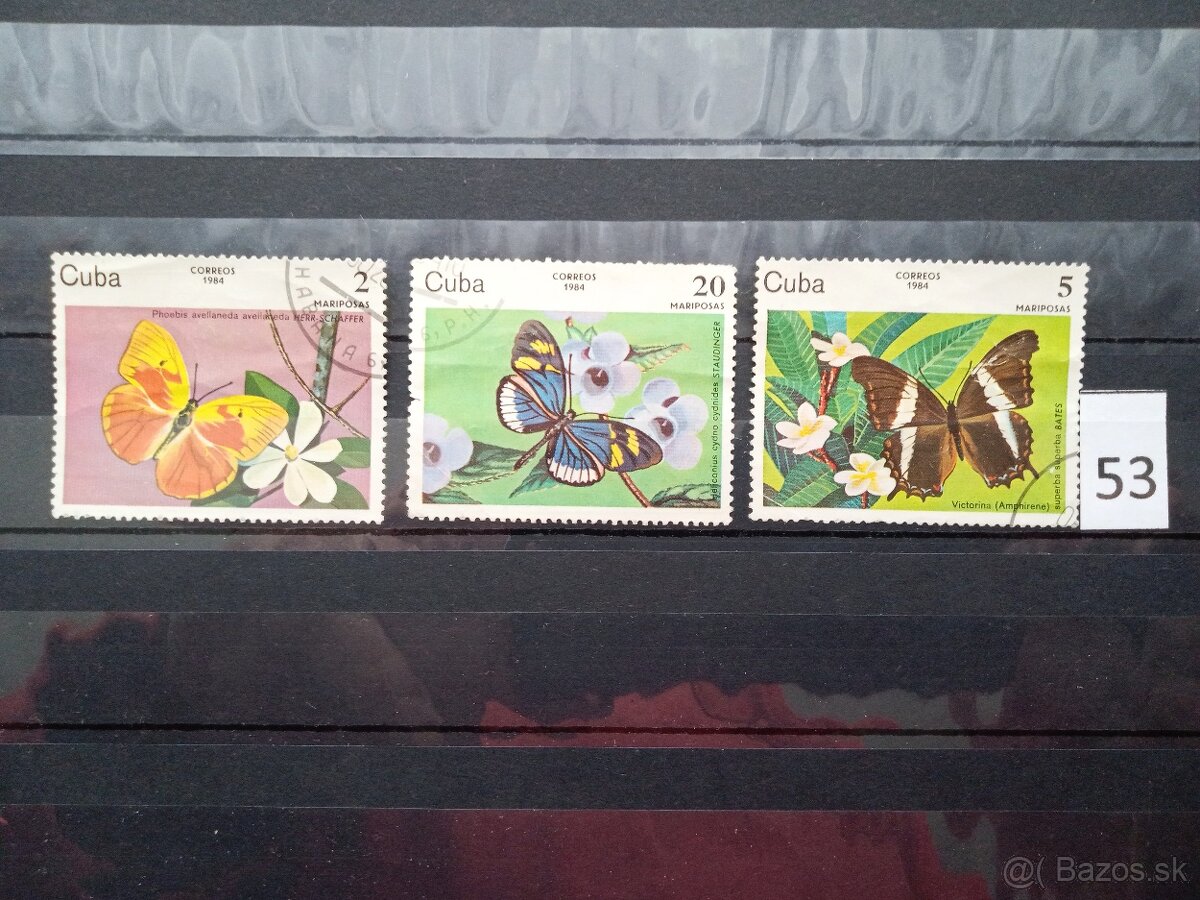 Poštové známky č.426 - FAUNA SVETA III. - 20 ks sérií - 13