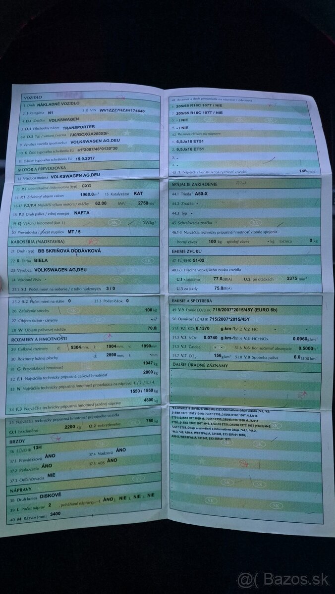 Volkswagen Transporter T6 r.v. 2018 - 13