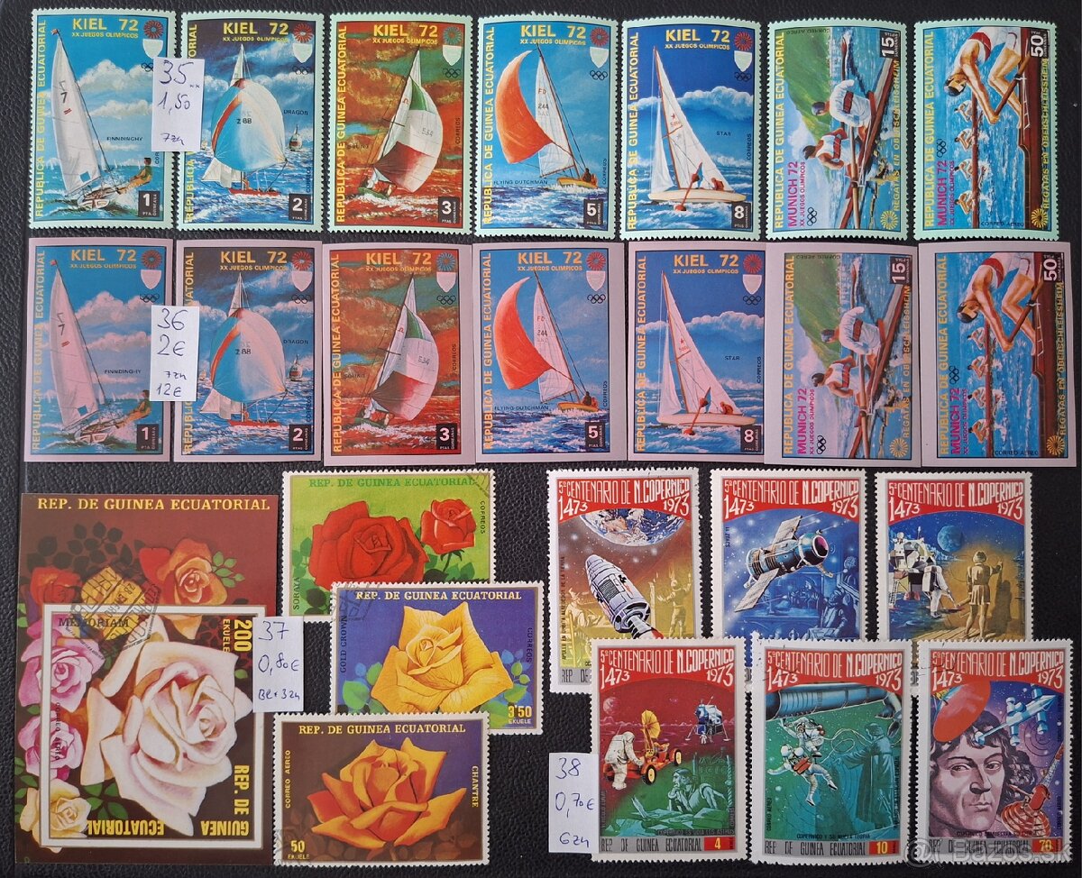 Postove znamky Mix 7 (66poloziek) - 13