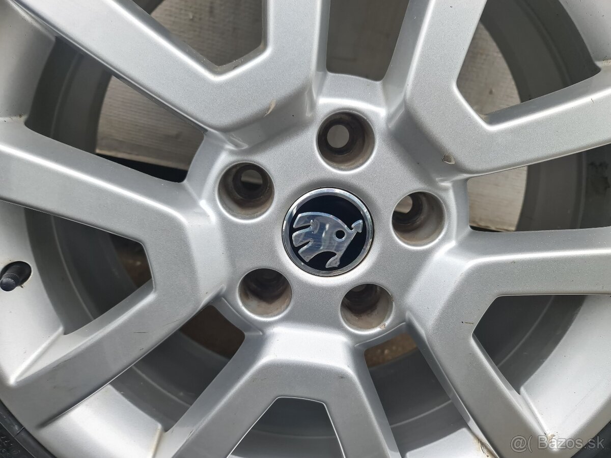5x112 R17 ŠKODA + ZIMNE PNEU 225/45 R17 - 13