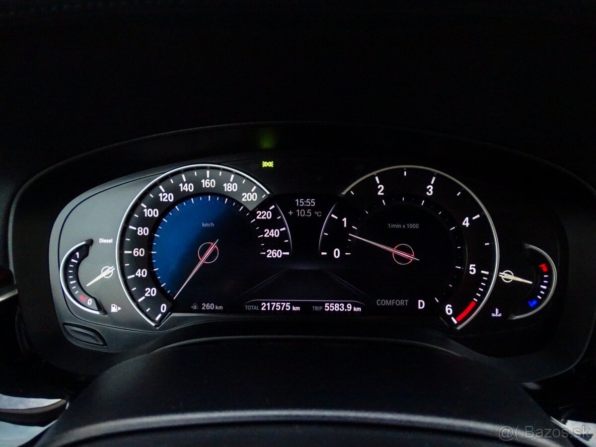 BMW Rad 5 530d xDrive A/T, Luxury Line, VYMENENÉ ROZVODY - 13