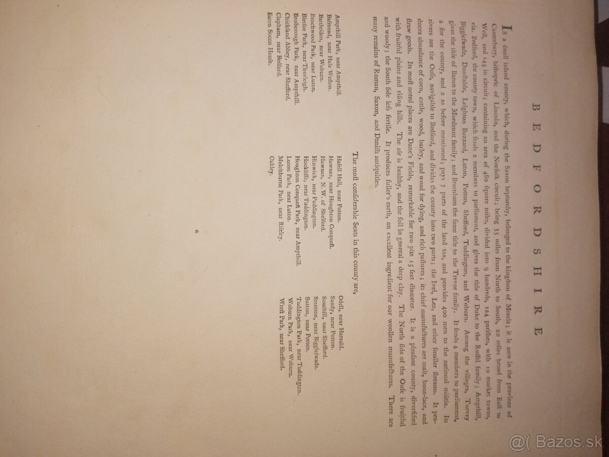 Veľký atlas Anglicko viac ako 50 máp 1793 - 13