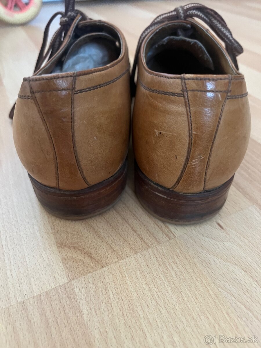 Kožené oblekové vintage vel 40 - 13