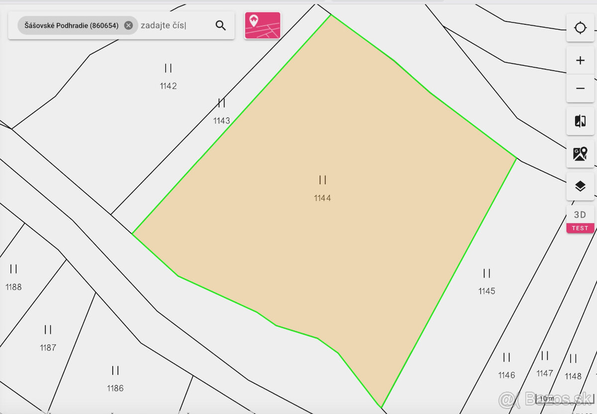 VEĽKÝ STAVEBNÝ POZEMOK (2178 m2) NA VÝSTAVBU DOMU V ZH - 13