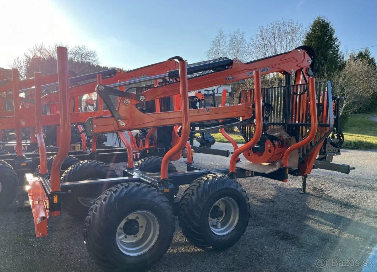 Vyvažecí vlek vyvažečka, vývozka MTM 10T Ruka 6.6m - 13