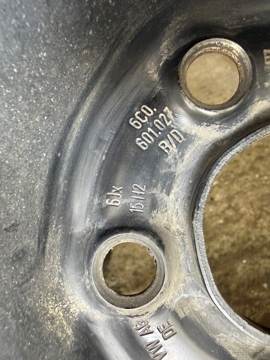 Zimná sada 5x100 185/60r15 fabia dezén 6,83mm - 13