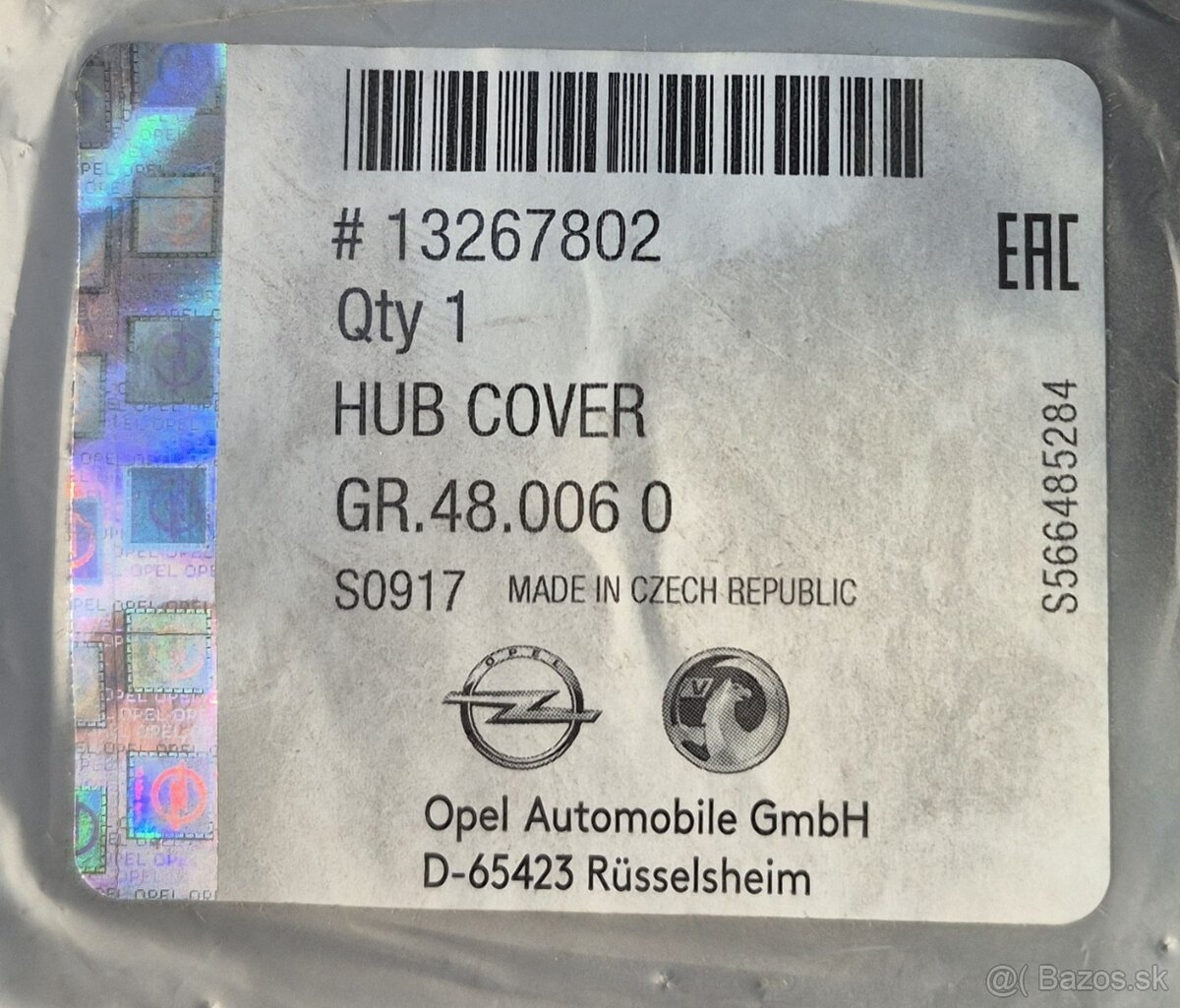 nové puklice Opel 14" 15" 16" - 13