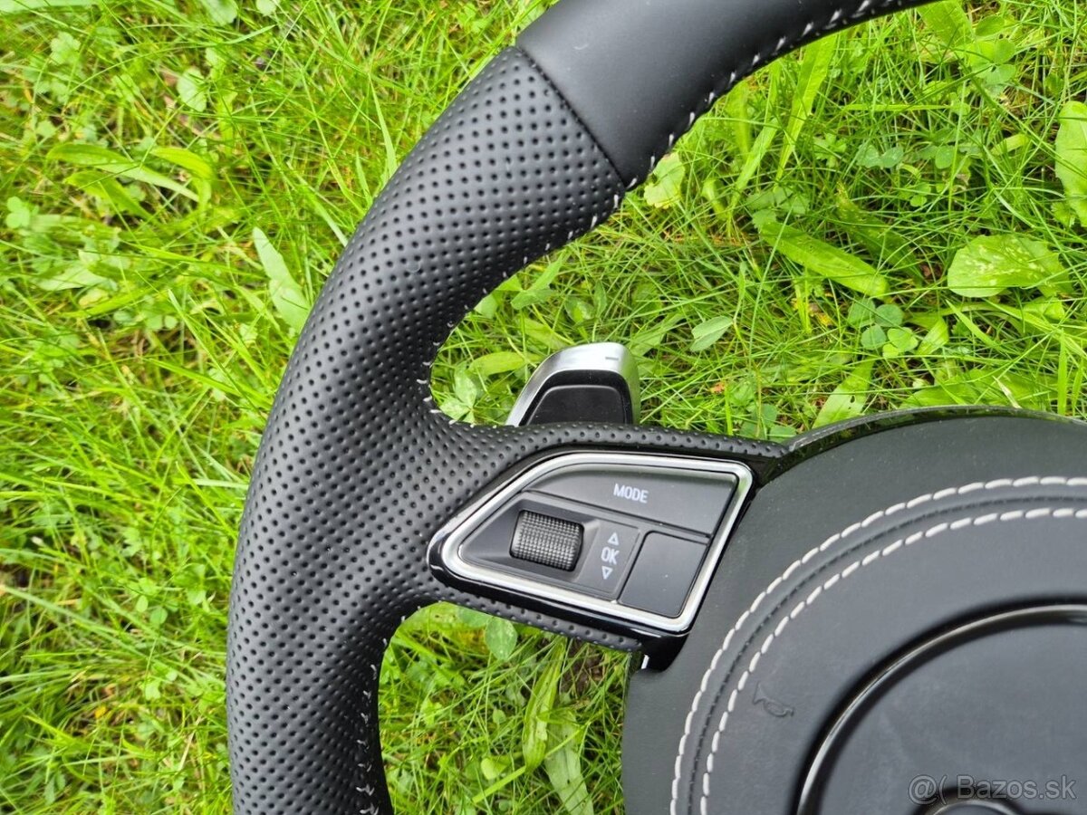 AUDI VOLANT KOŽENÝ MULTIFUNKCNY ZKOSENY - 13