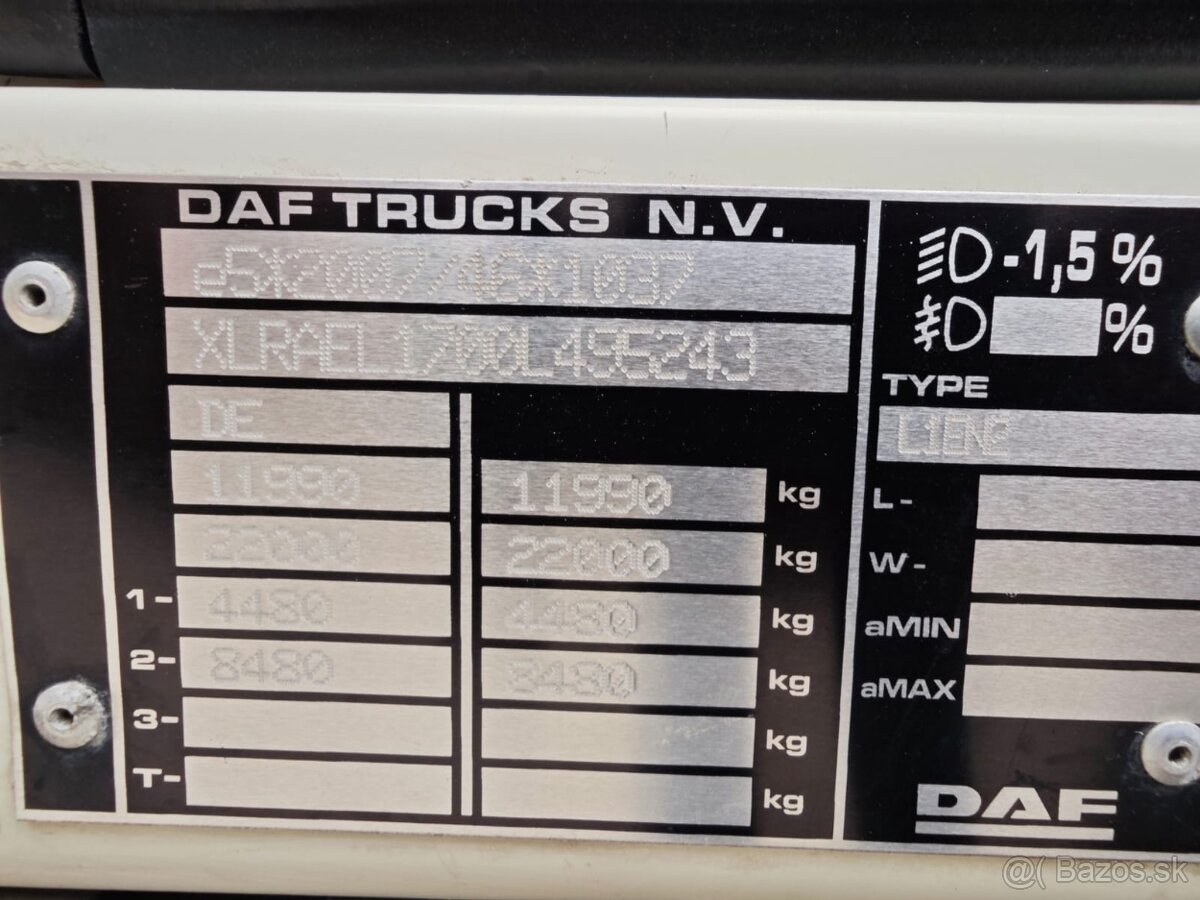 DAF LF 230, 12t, 18 palet, 2 x shrnovačka - 13