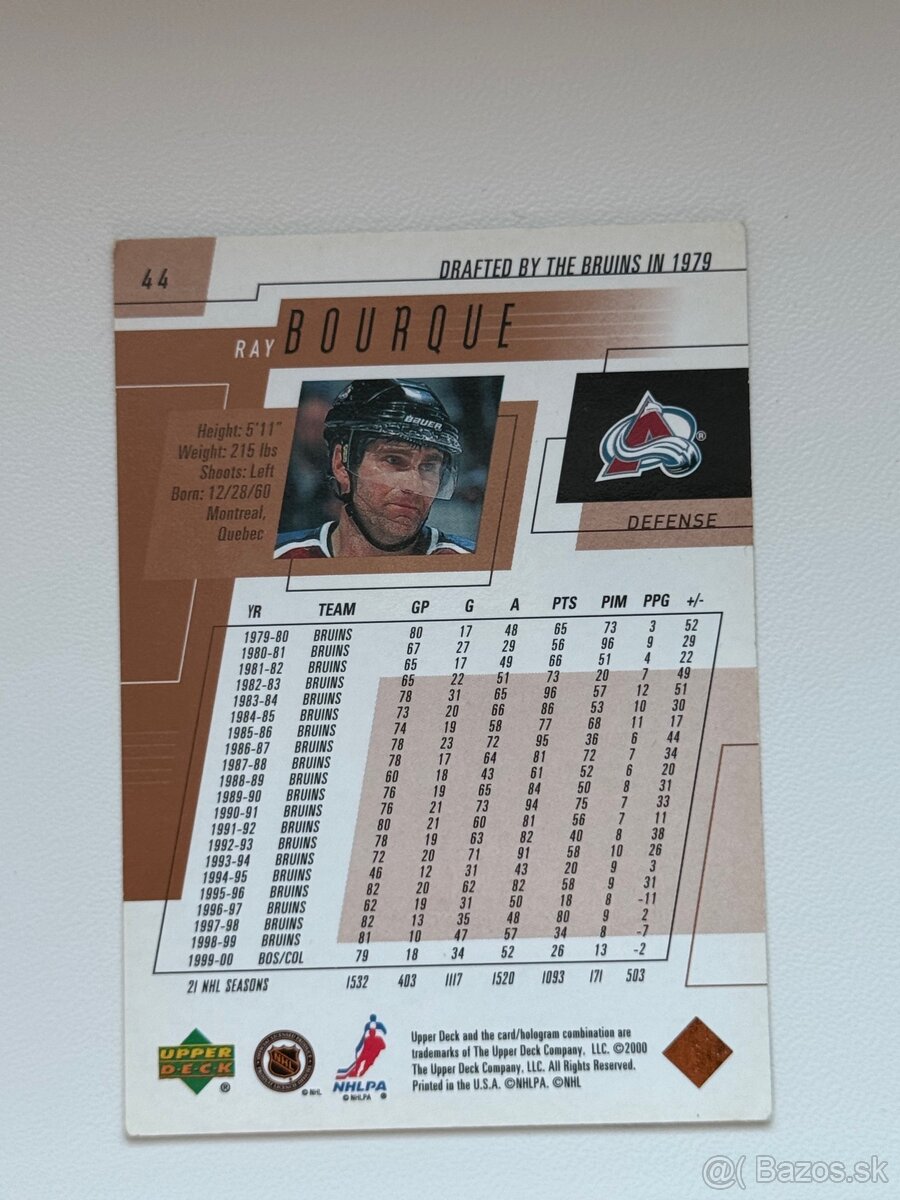 Hokejové kartičky Upper Deck 2000 - 13