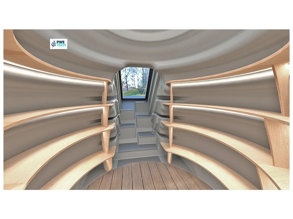 Podzemná plastová monolitická pivnica svetlo šedá 7,5 m3 - 13