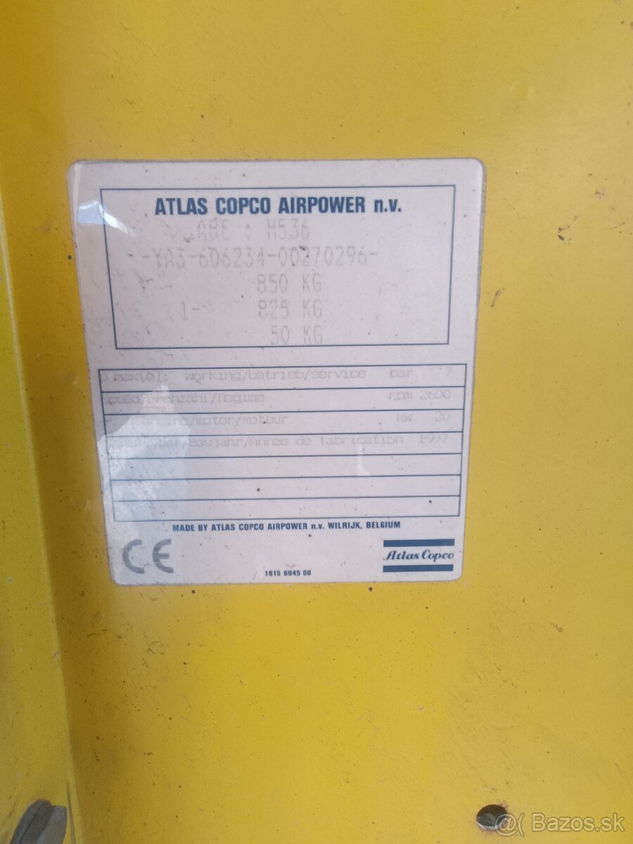 Kompresor Atlas Copco xas 46 - 13
