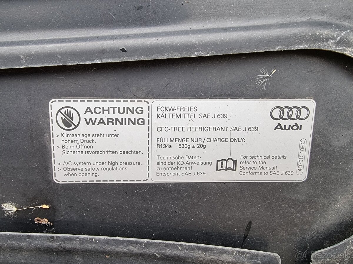 Audi A6 c6,predná kapota hliníková - 13