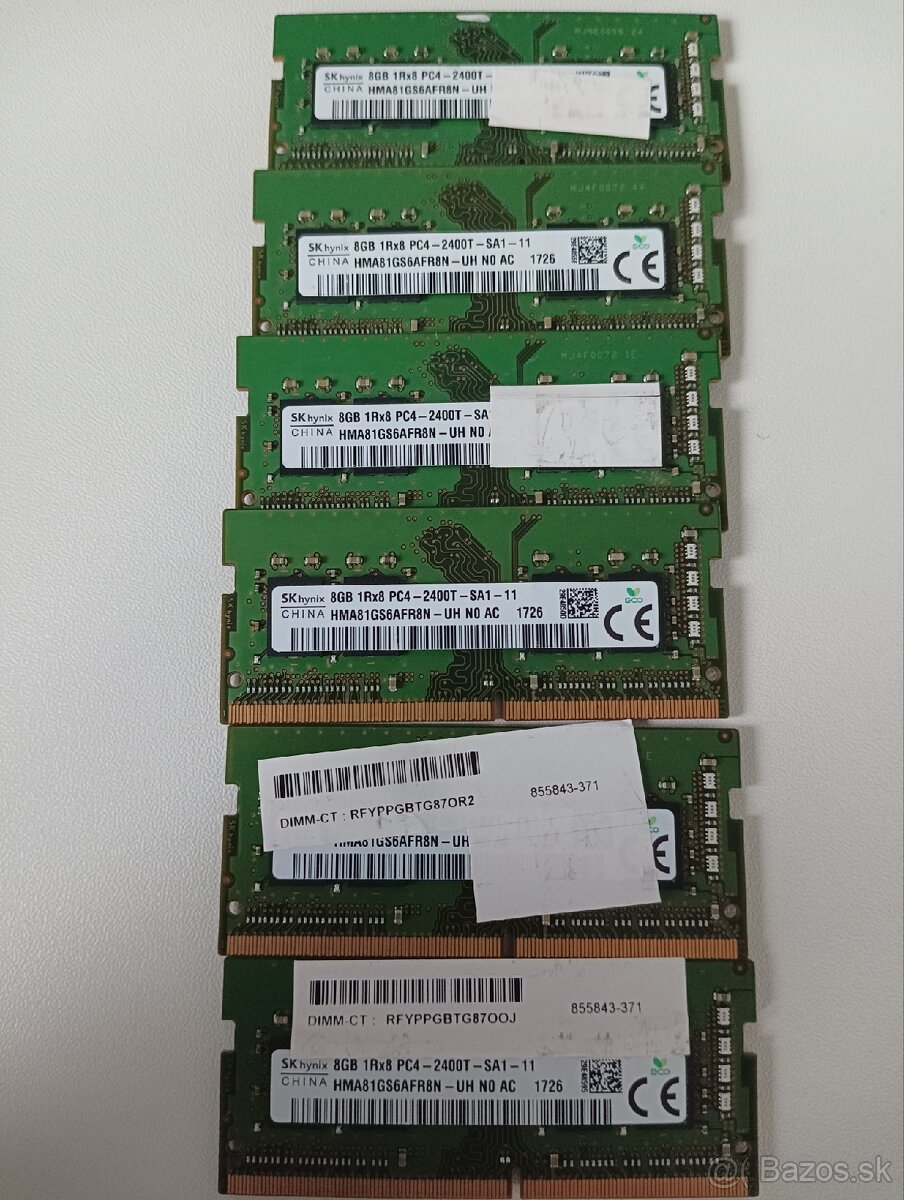 RAM DDR2, DDR3, DDR4 do Notebooku - 13