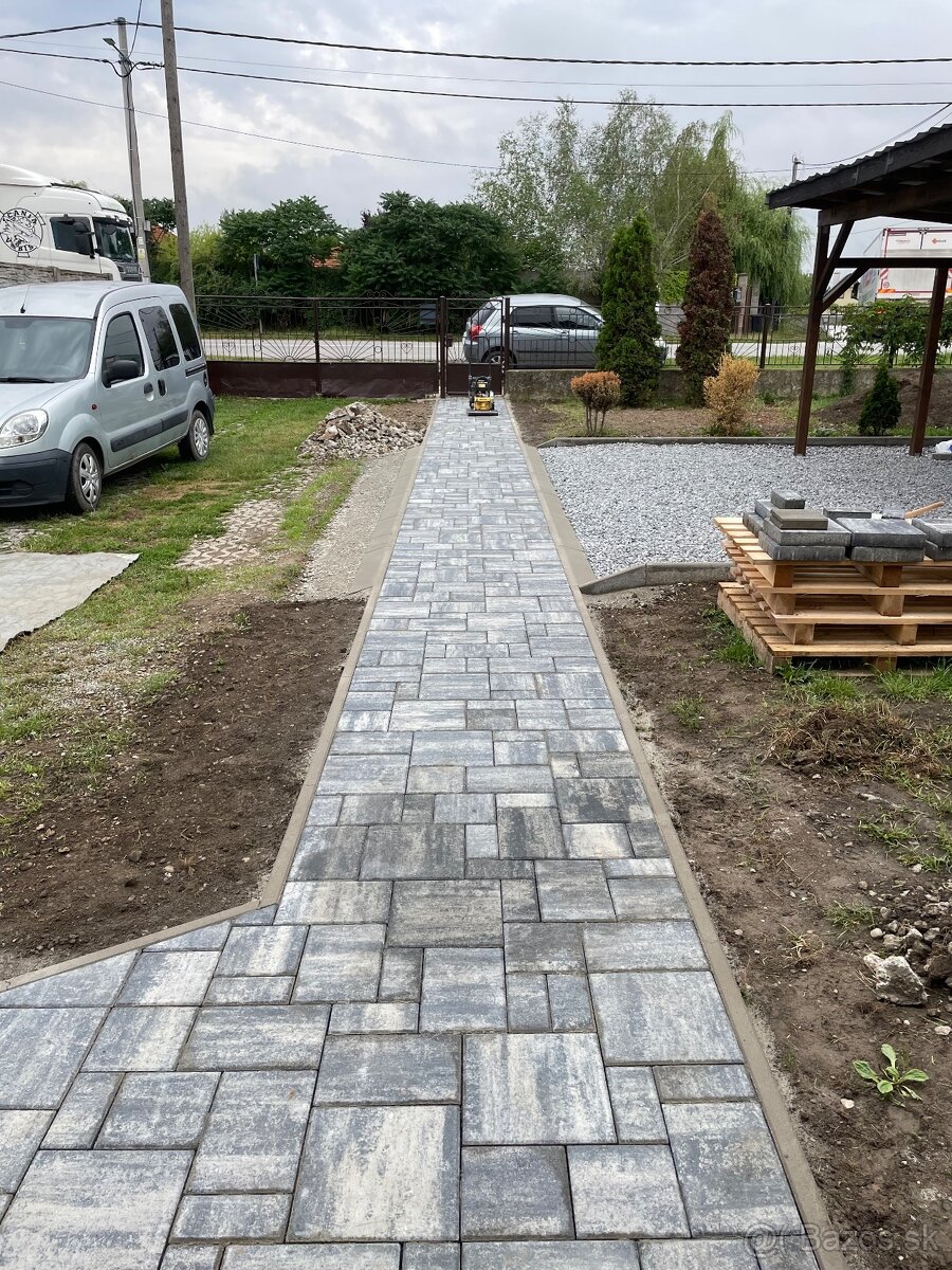 Pokladka zamkovej dlažby - 13